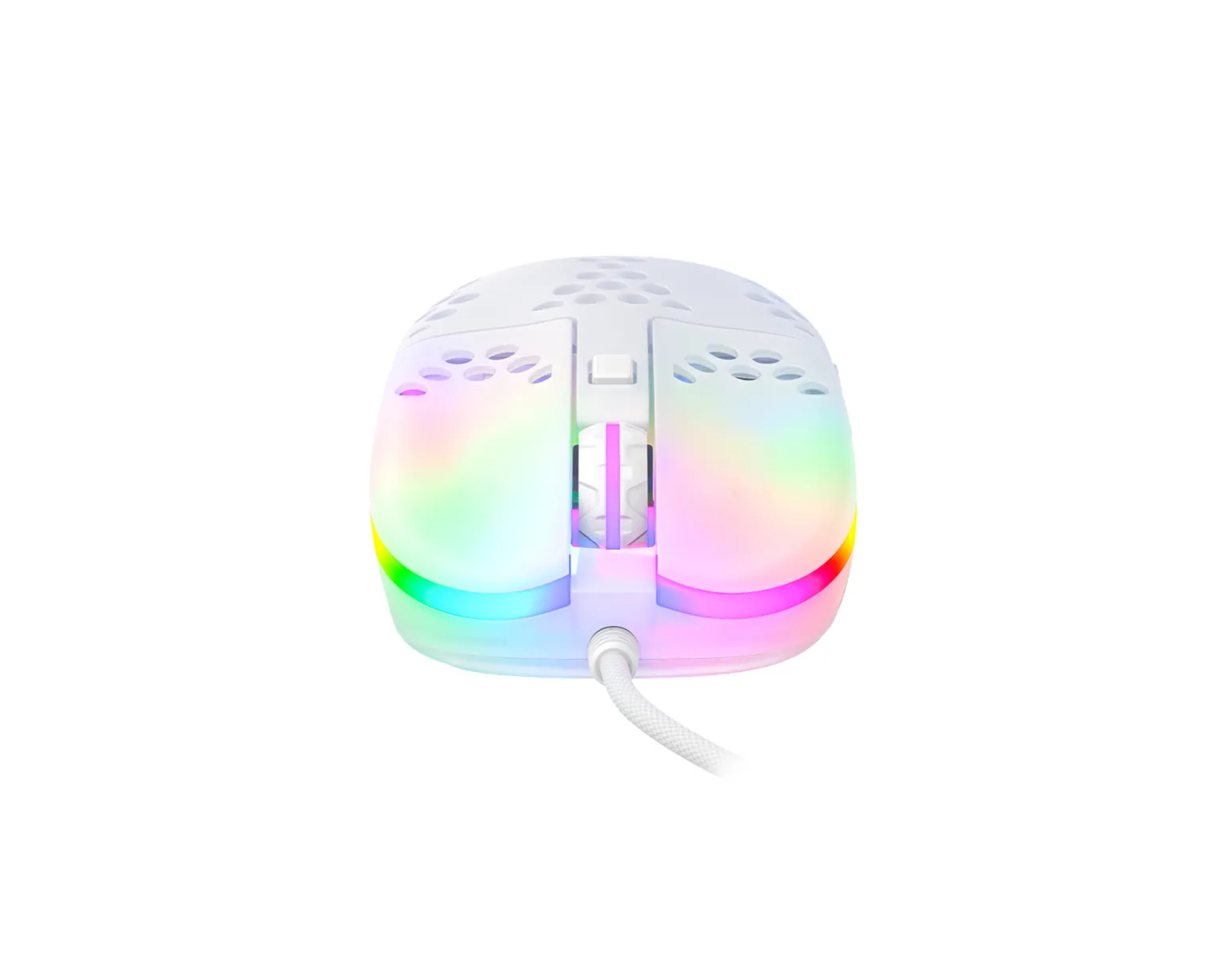 MZ1 RGB Zy''s Rail Gaming Mouse - White