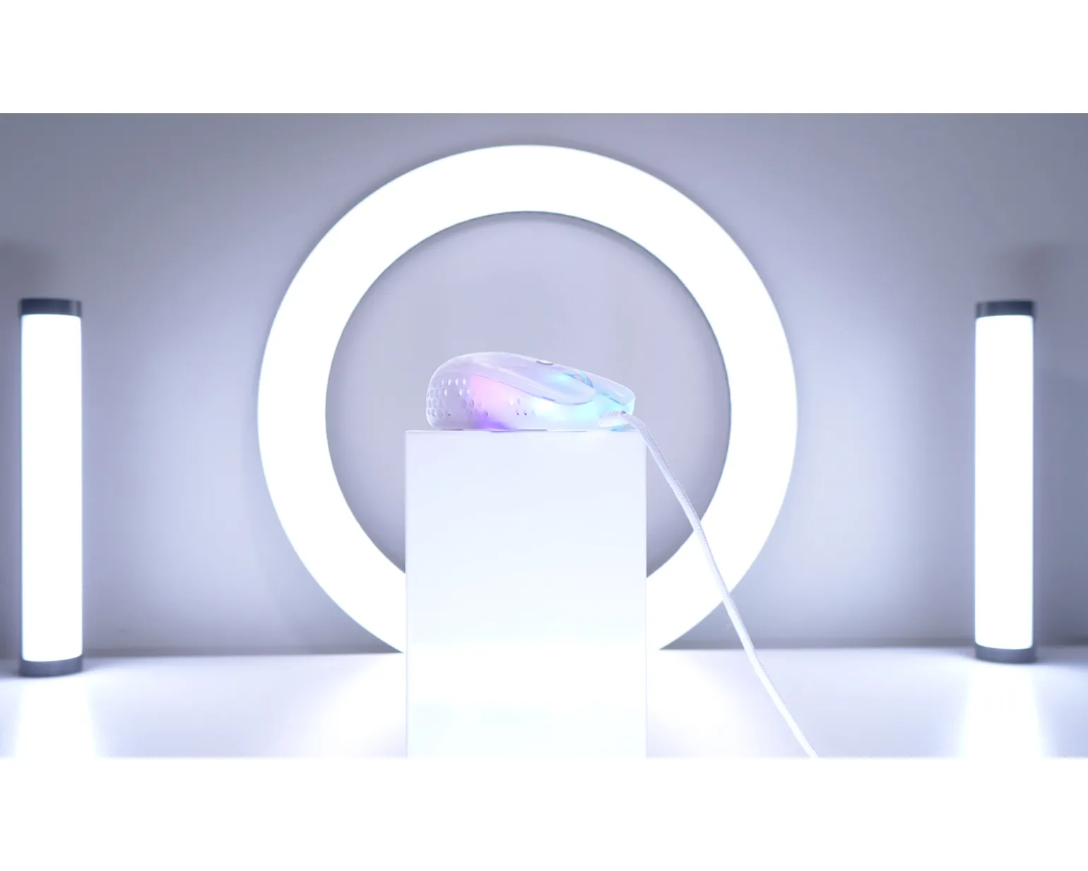MZ1 RGB Zy''s Rail Gaming Mouse - White