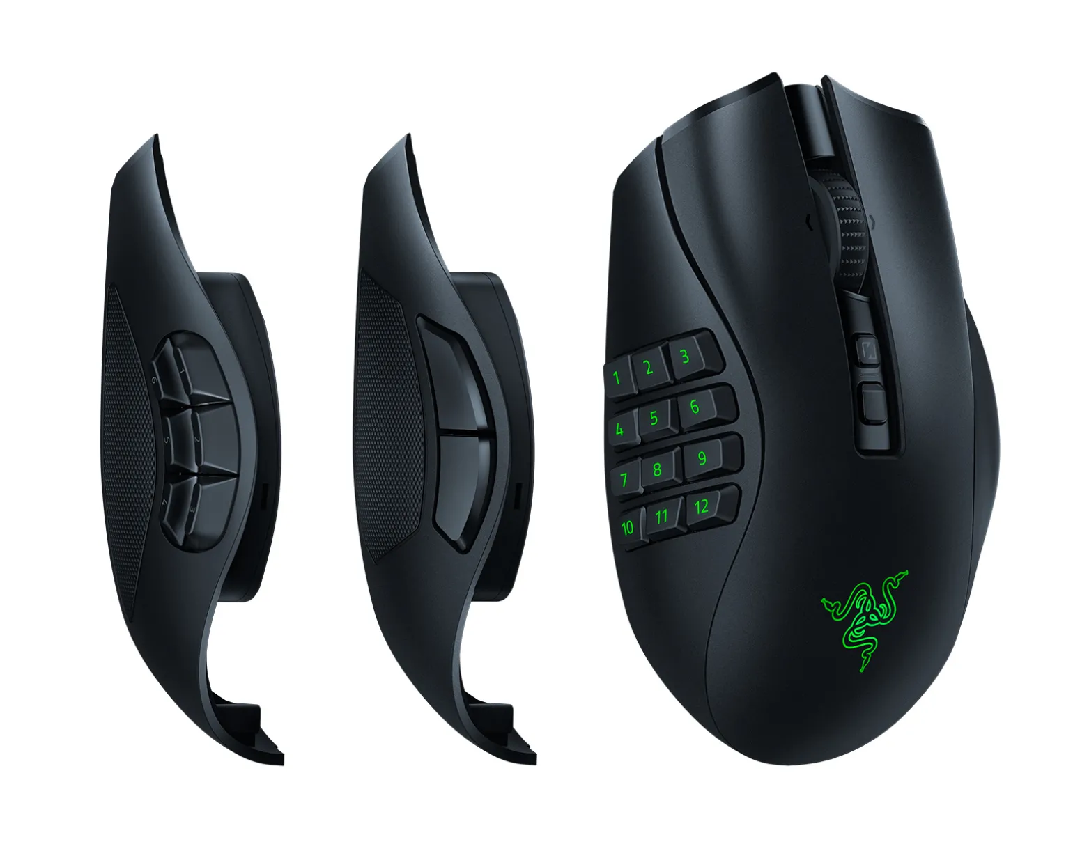 Naga V2 Pro - Wireless MMO Gaming Mouse - Black