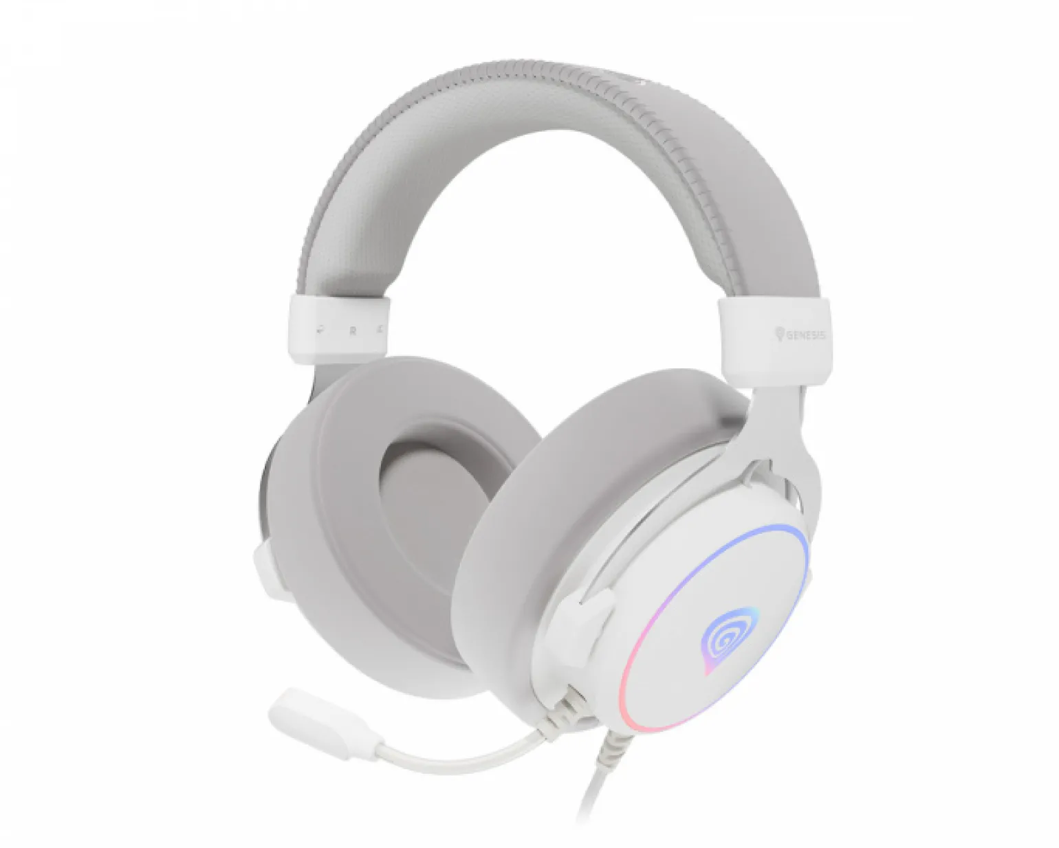 Neon 764 USB Gaming Headset RGB - White