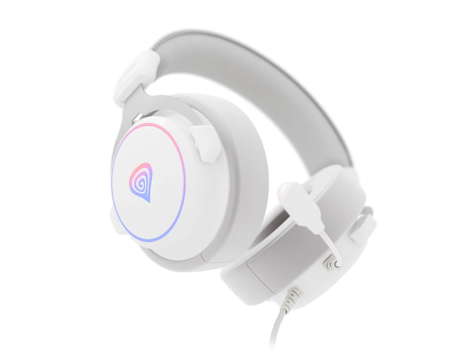 Neon 764 USB Gaming Headset RGB - White