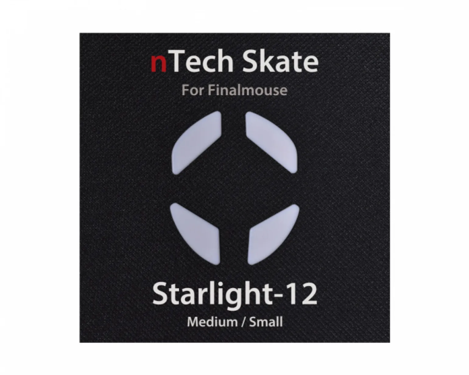 nTech Mouse Skate for Finalmouse Starlight-12 S/M - PTFE