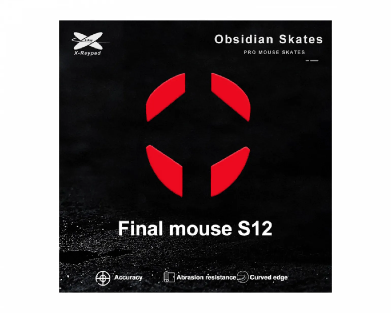 Obsidian Mouse Skates Finalmouse Ultralight 2 / Starlight 12 Small