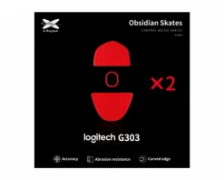 Obsidian Mouse Skates for Logitech G303