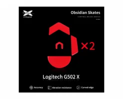 Obsidian Mouse Skates for Logitech G502 X Wired