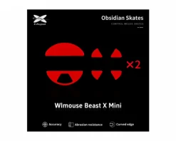 Obsidian Mouse Skates for WLmouse Beast X Mini