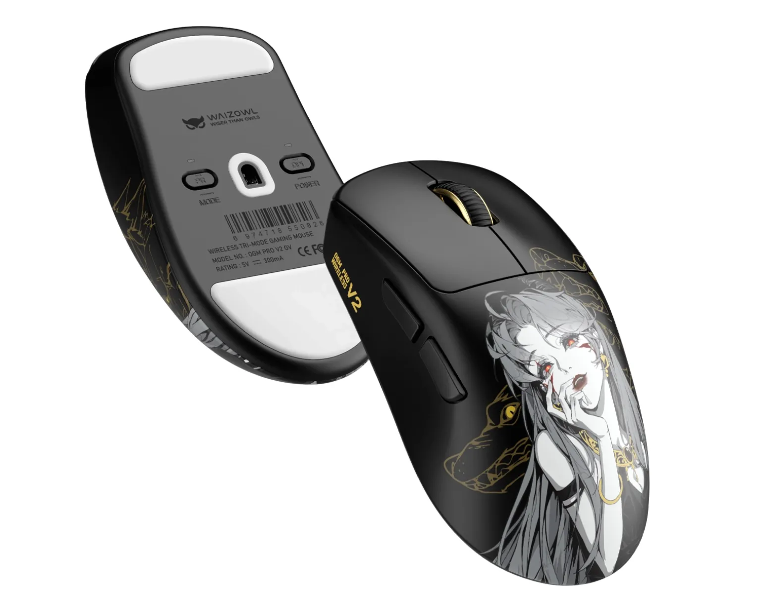 OGM Pro V2 8K Wireless Gaming Mouse - Hades - Limited Edition