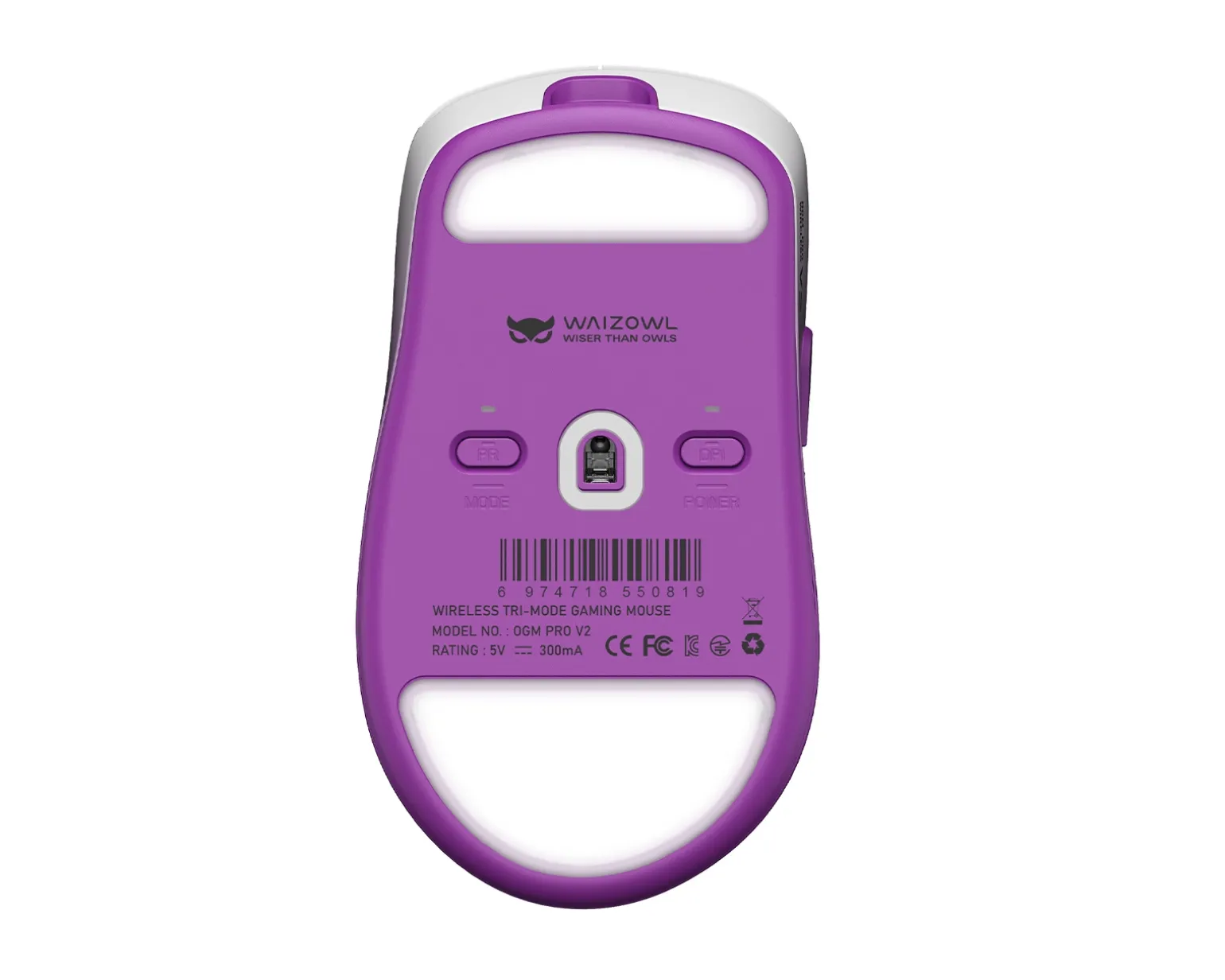 OGM Pro V2 8K Wireless Gaming Mouse - Purple Fade