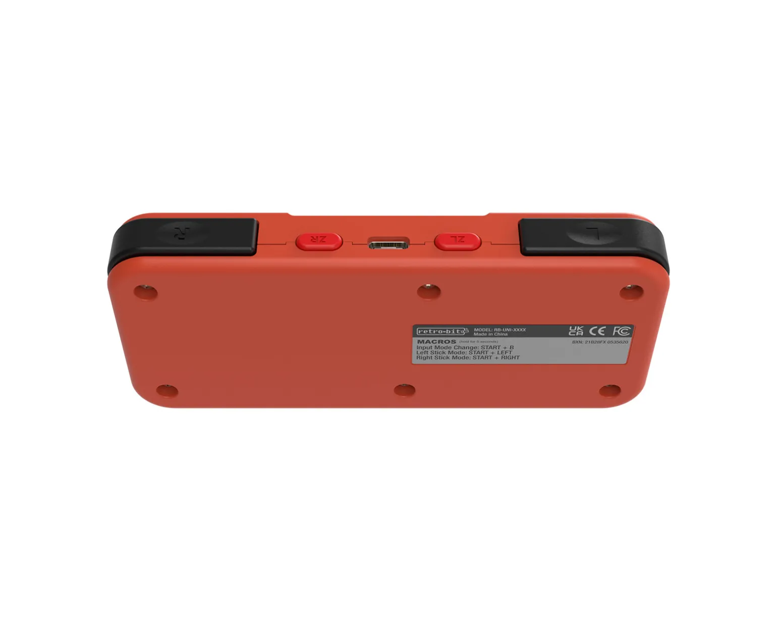 Origin8 Wireless Controller, 2.4G Pad NS, Red & Black
