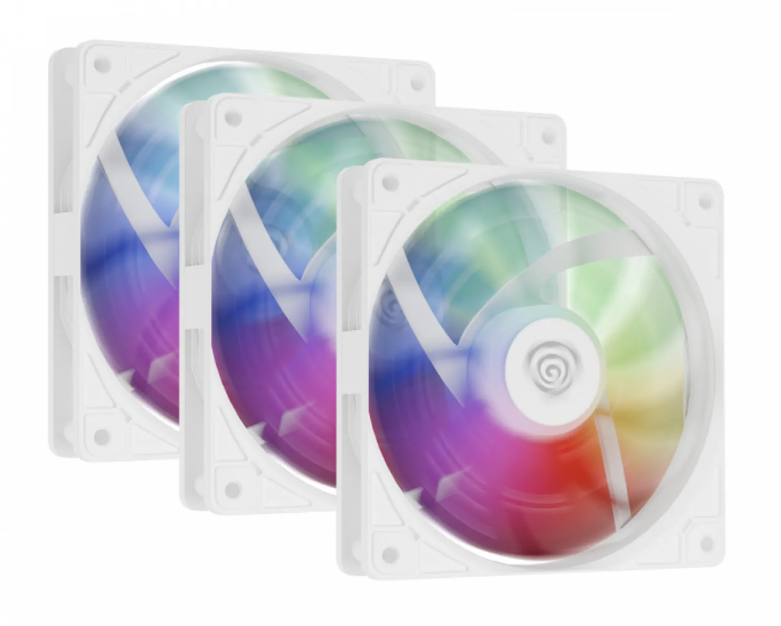 Oxal 120 ARGB 3-Pack - 120mm Fan - White