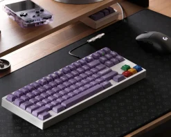 PBTfans Atomic Purple - Deskmat 2XL Black