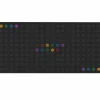 PBTfans Retro Dark Lights R2 - Bubble Deskmat 2XL