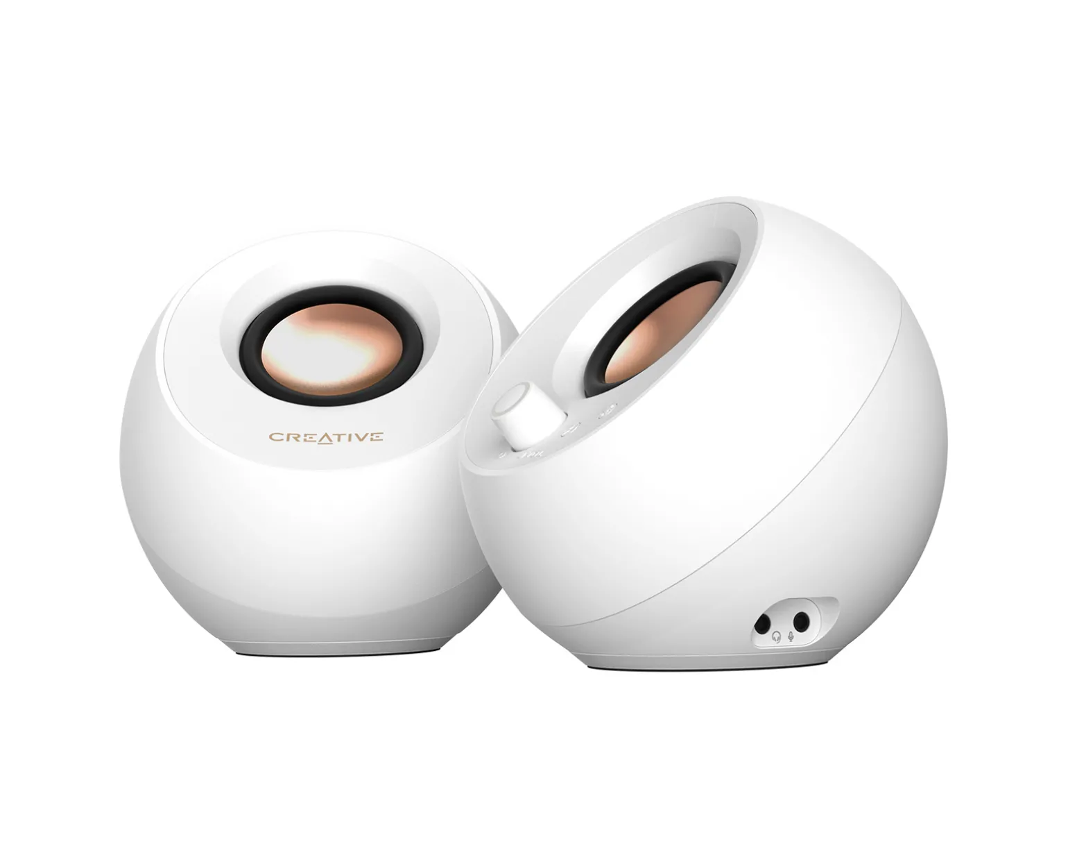 Pebble Pro - 2.0 USB-C Speakers with Bluetooth 5.3 - White