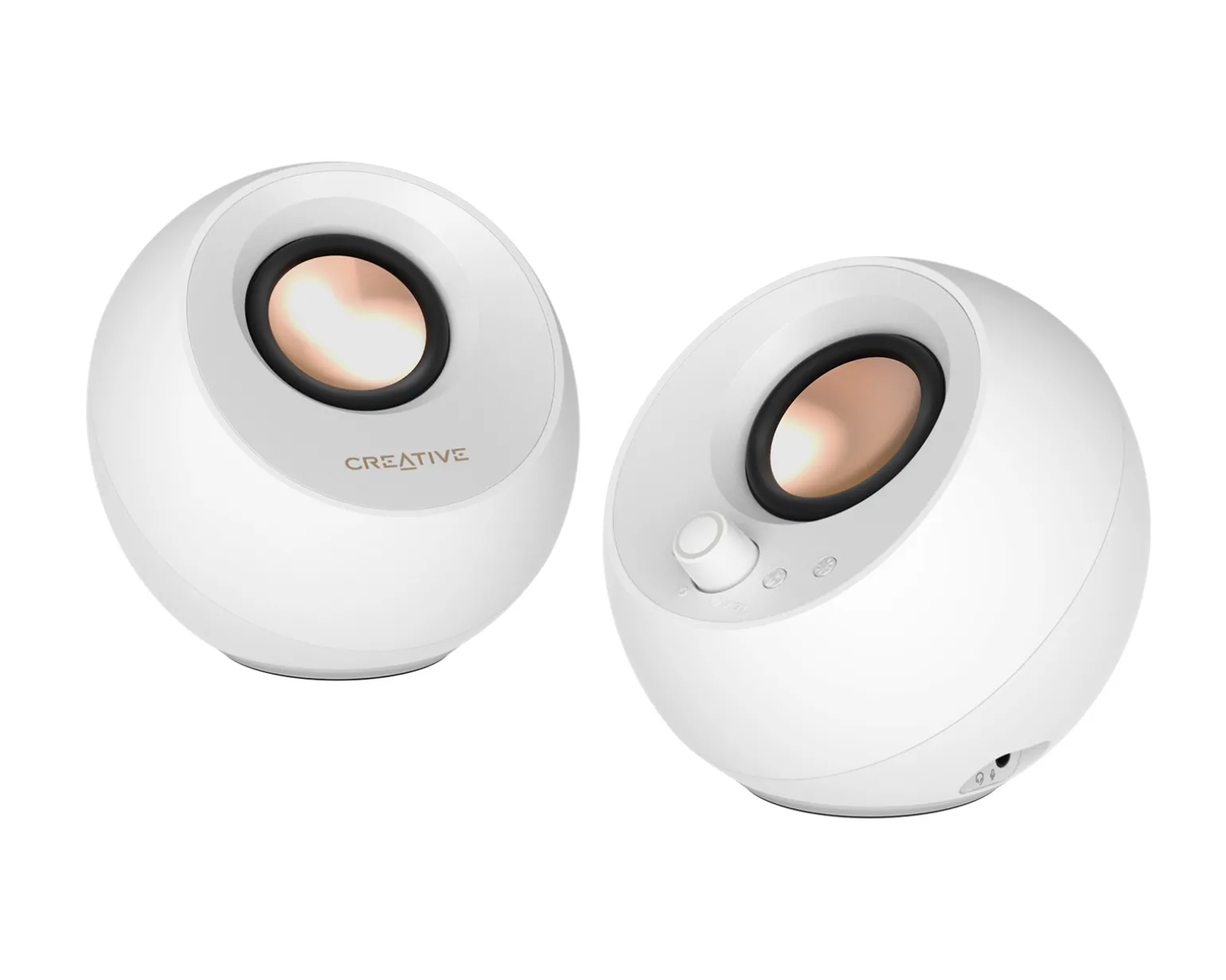 Pebble Pro - 2.0 USB-C Speakers with Bluetooth 5.3 - White