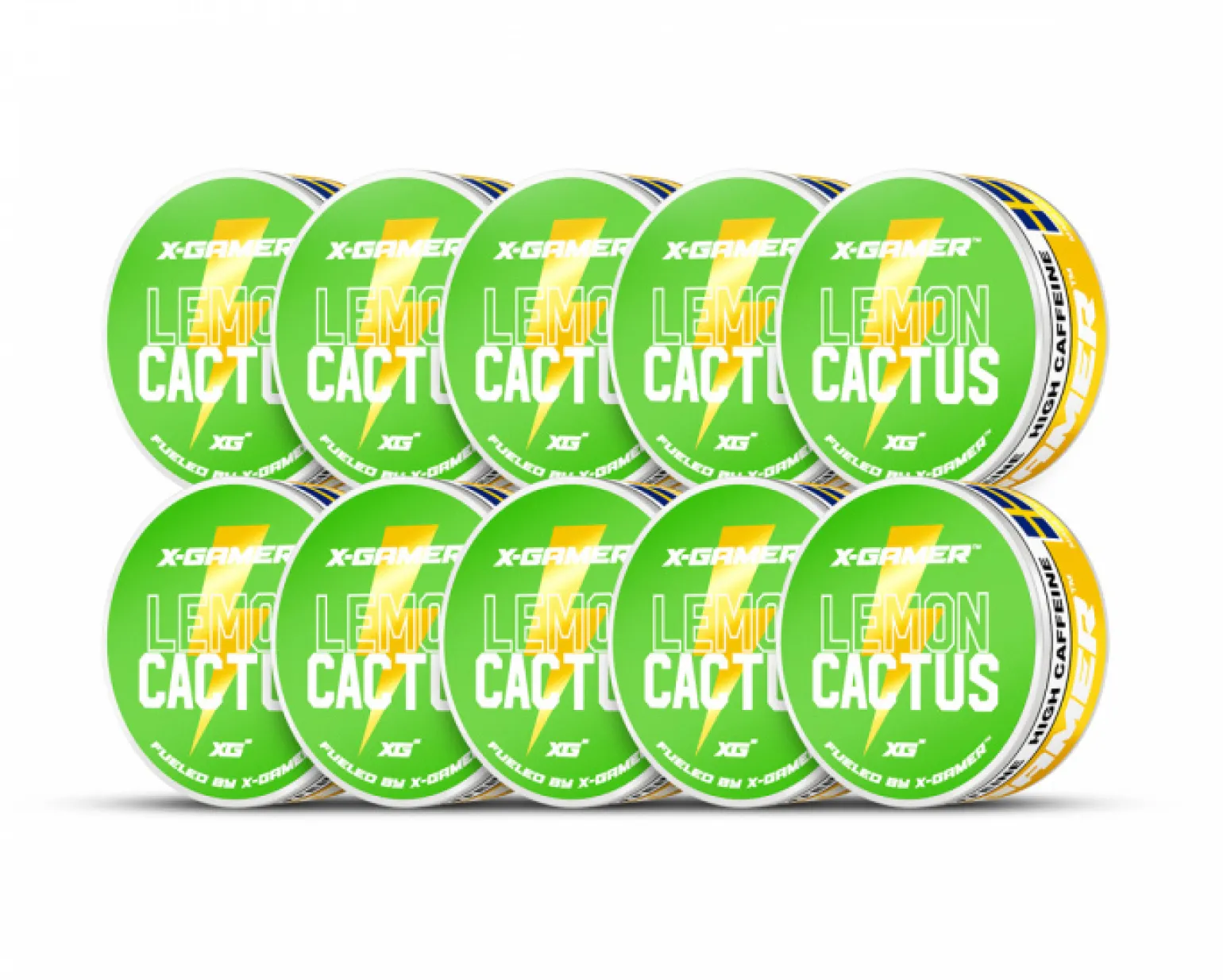 Pouch Energy - Lemon & Cactus (10-Pack)