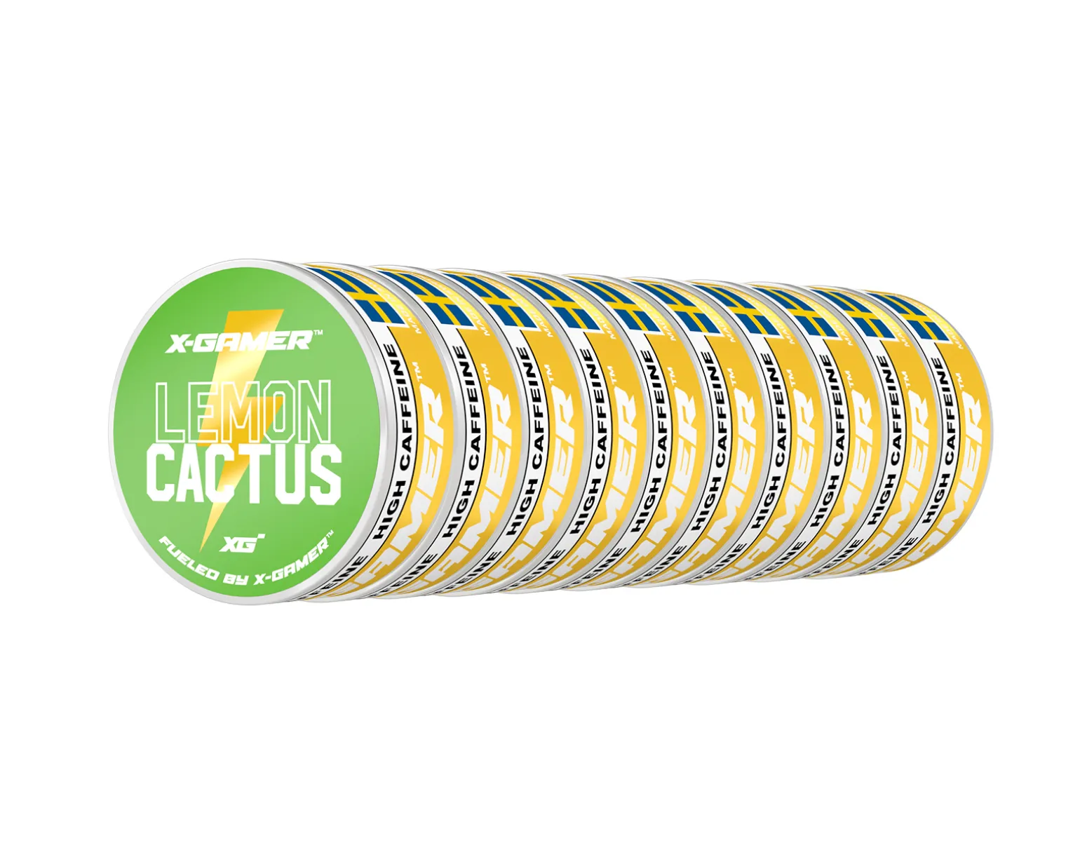 Pouch Energy - Lemon & Cactus (10-Pack)