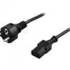 Power cable 2m Black
