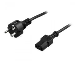 Power cable 0,5m Black
