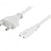 Power cable 2m White