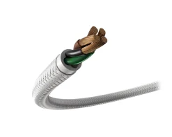 PRATI Charging Cable Micro USB to USB-A 2.0 - Silver LED 1m
