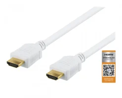 Premium HDMI 2.0 Cable, Ethernet, 4K, 2 Meter - White