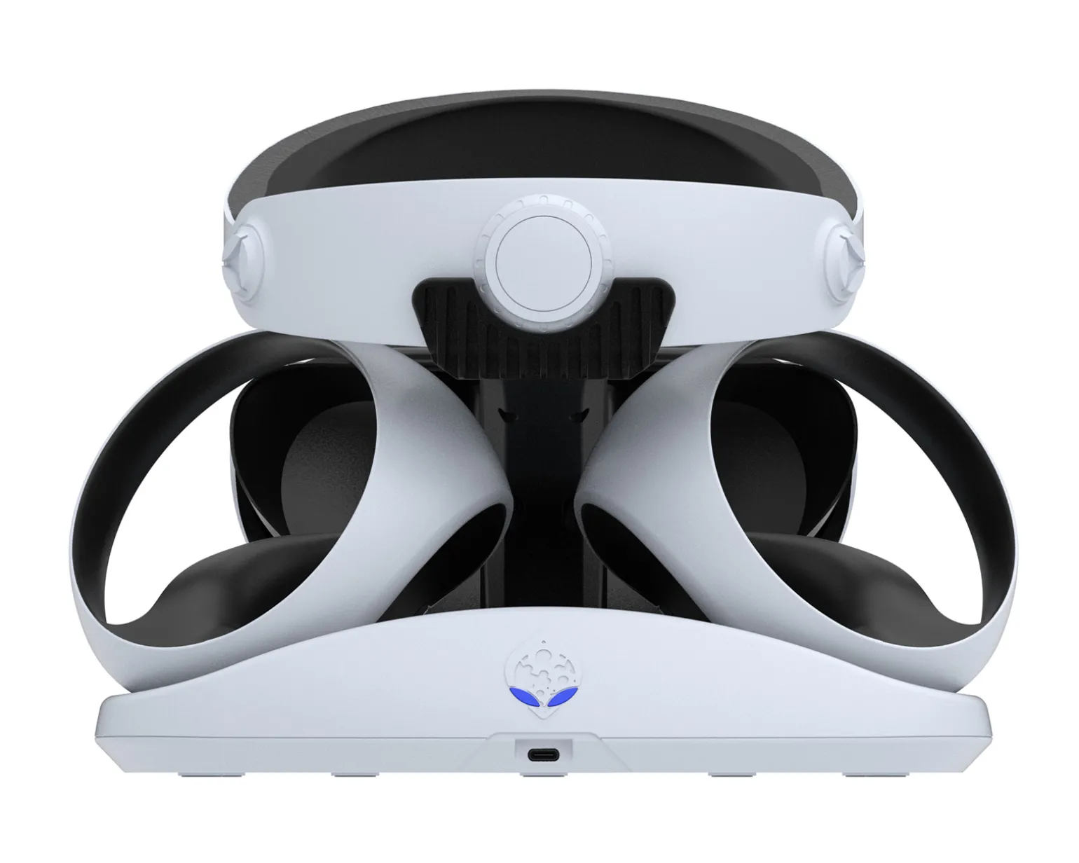 PSVR2 Charging Station and Stand for Headsets and Controllers