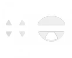 PTFE Skates for Beast X Mini - White