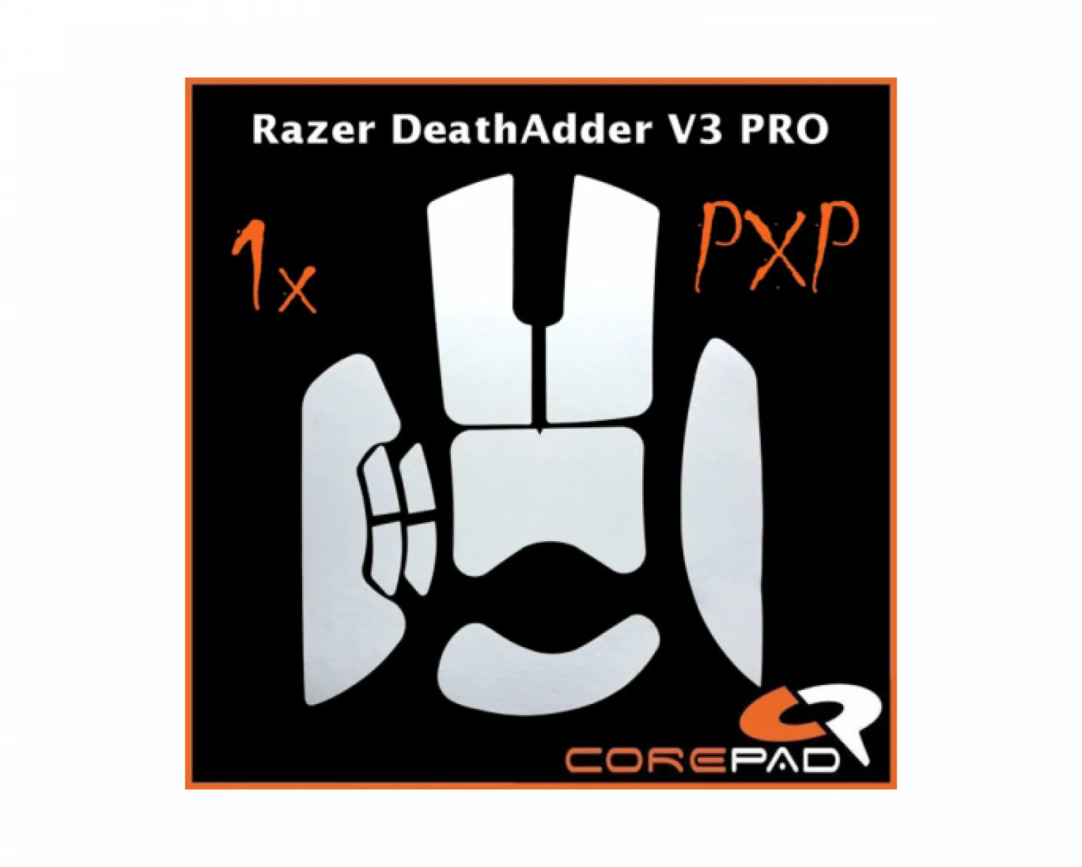 PXP Grips for Razer DeathAdder V3 Pro - White
