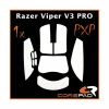 PXP Grips for Razer Viper V3 Pro - White