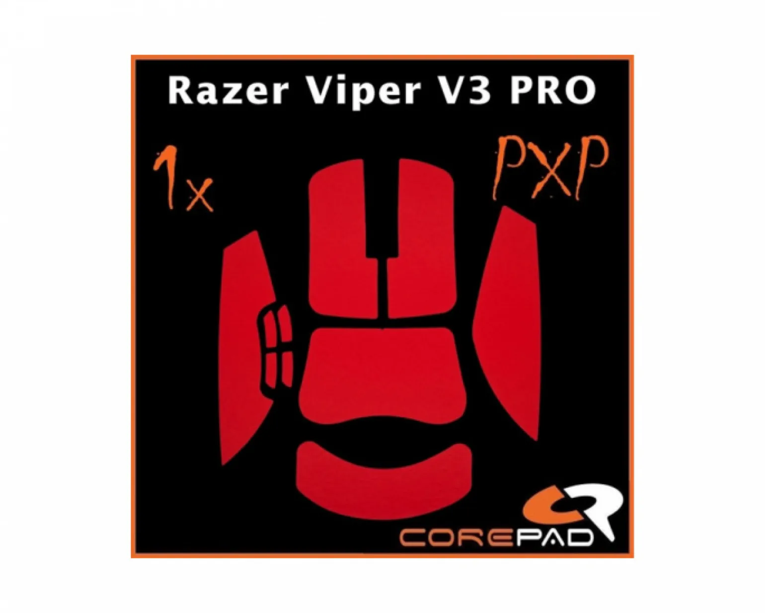 PXP Grips for Razer Viper V3 Pro - Red