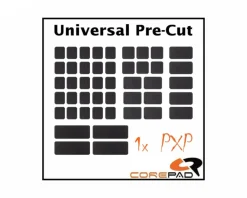 PXP Universal Pre-Cut Grips for Keyboard & Mouse - Black