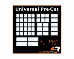 PXP Universal Pre-Cut Grips for Keyboard & Mouse - White