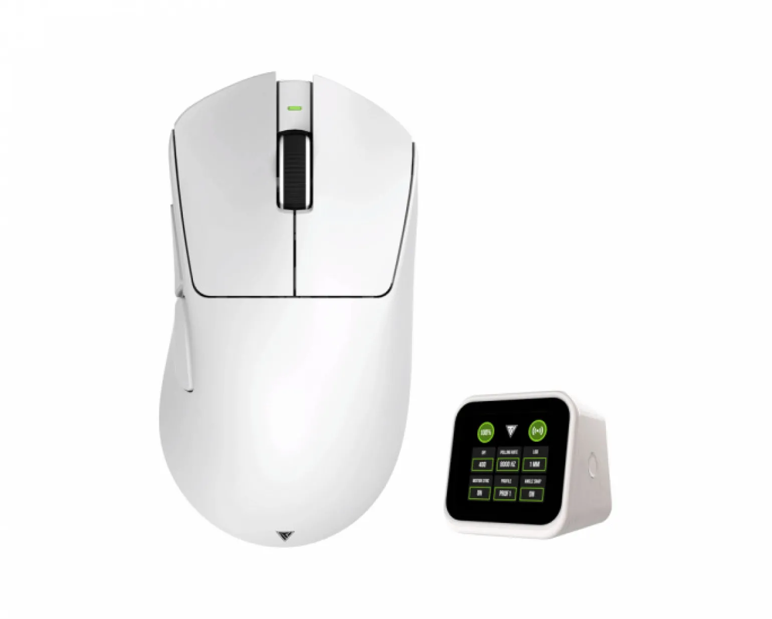 Rapid Sync 8K Dongle + Terra Pro Wireless Gaming Mouse - White