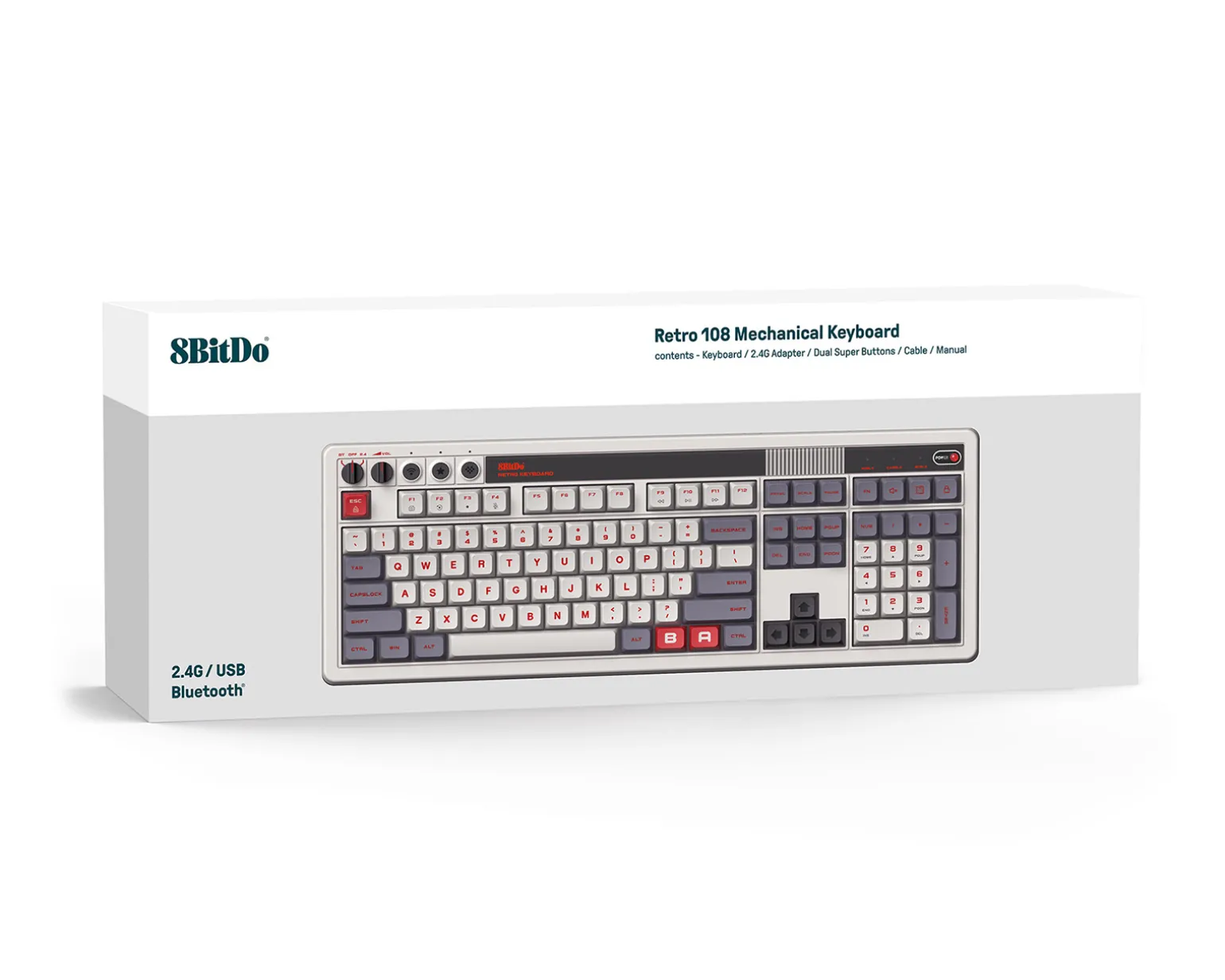 Retro 108 Mechanical Keyboard Wireless - ANSI - N Edition