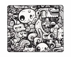 Rizz - Gaming Mousepad - SQ - Soft - Doodles - NachoCustomz Edition