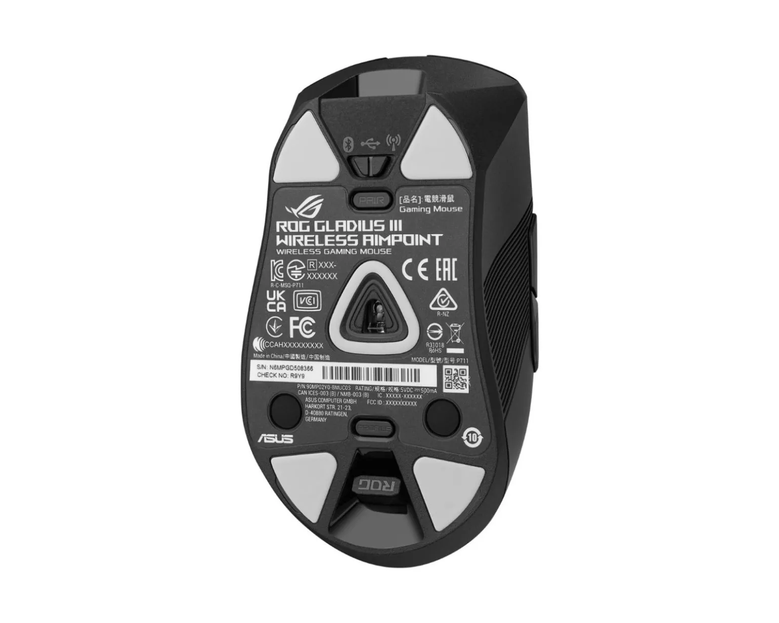 ROG Gladius III Wireless AimPoint Gaming Mouse - Black