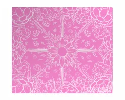 Rosa Pink Glass Mousepad - Balanced V2