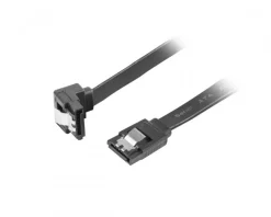 SATA 3 Angled Cable with Lock 6GB/S 50cm Black