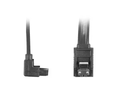 SATA 3 Angled Cable with Lock 6GB/S 50cm Black