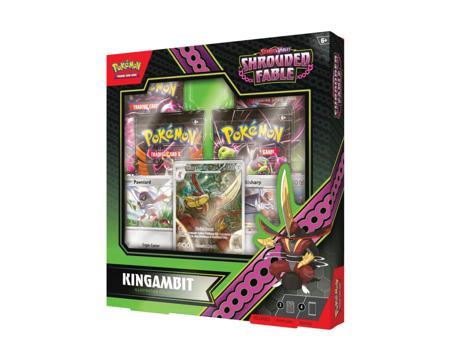 Scarlet & Violet 6.5: Shrouded Fable Kingambit Illustration Collection