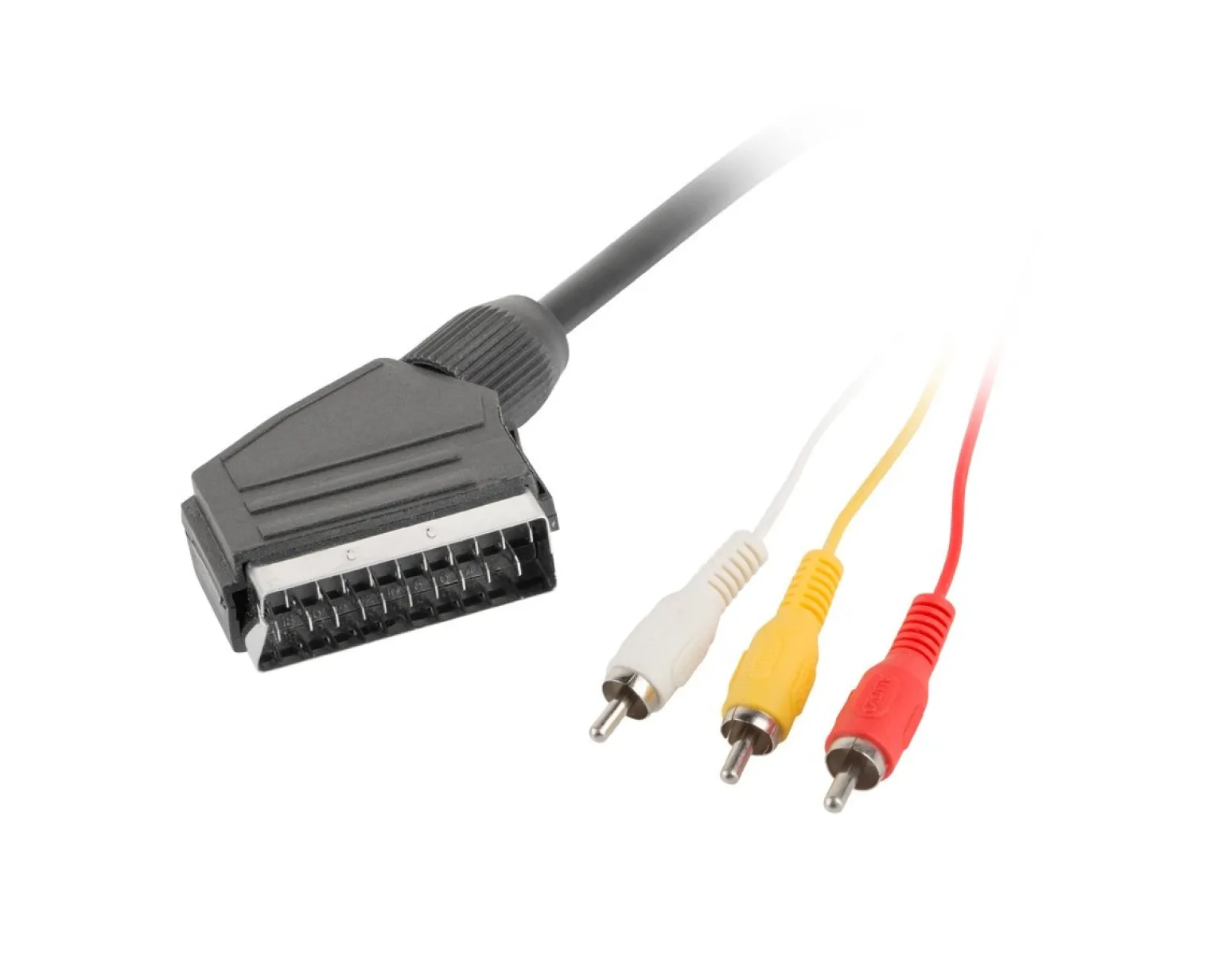 Scart to RCA x3 Cable (1.8 Meter)