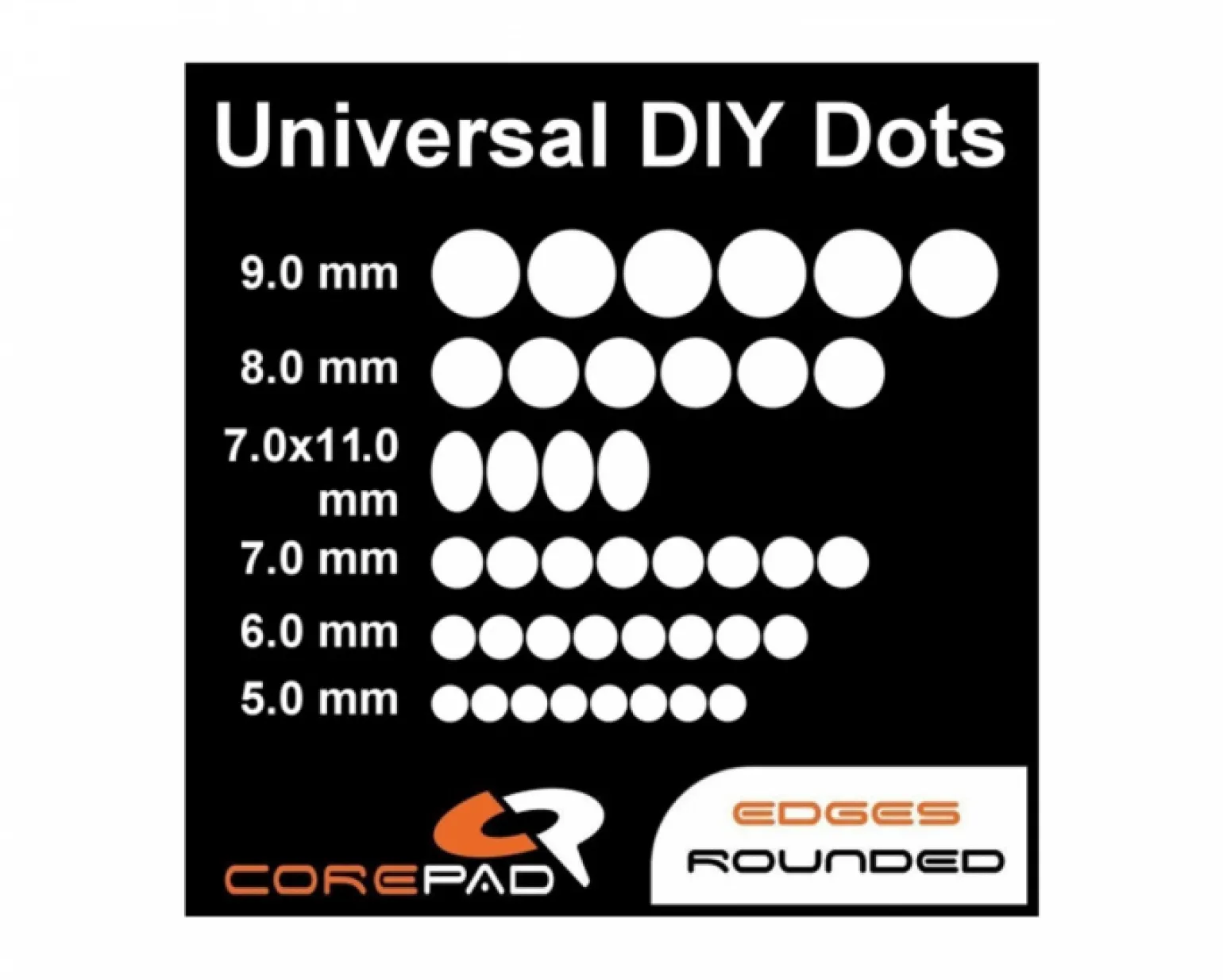 Skatez for Universal Use - Dots 0.75mm