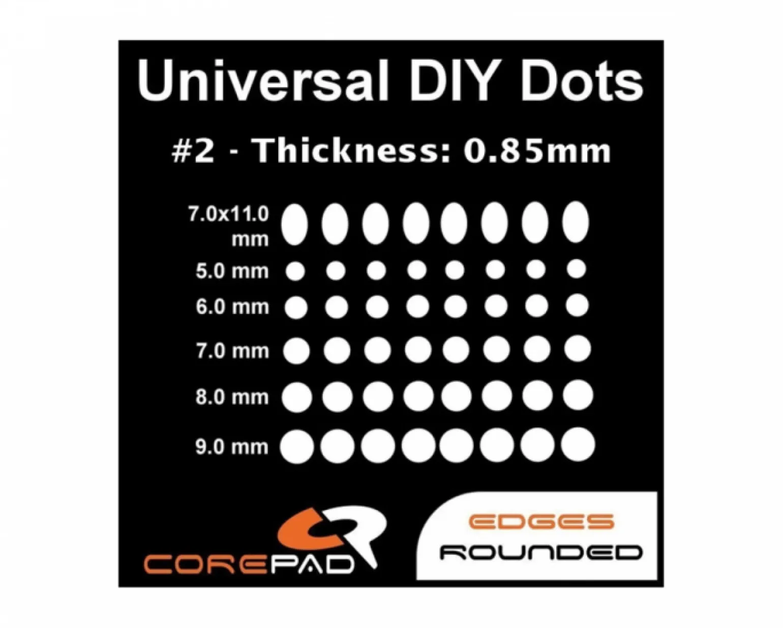 Skatez for Universal Use - Dots 0.85mm