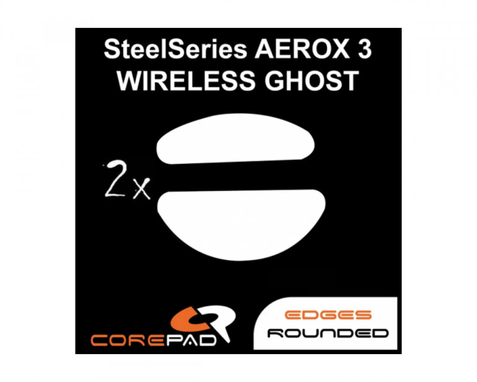 Skatez PRO 229 For SteelSeries Aerox 3 Wireless Ghost