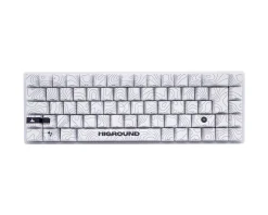 SNOWSTONE Base 65 Hotswap Gaming Keyboard - ISO UK [White Flame]