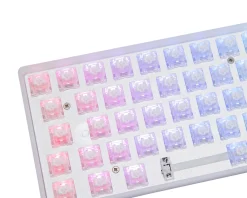 SNOWSTONE Base 65 Hotswap Gaming Keyboard - ISO UK [White Flame]