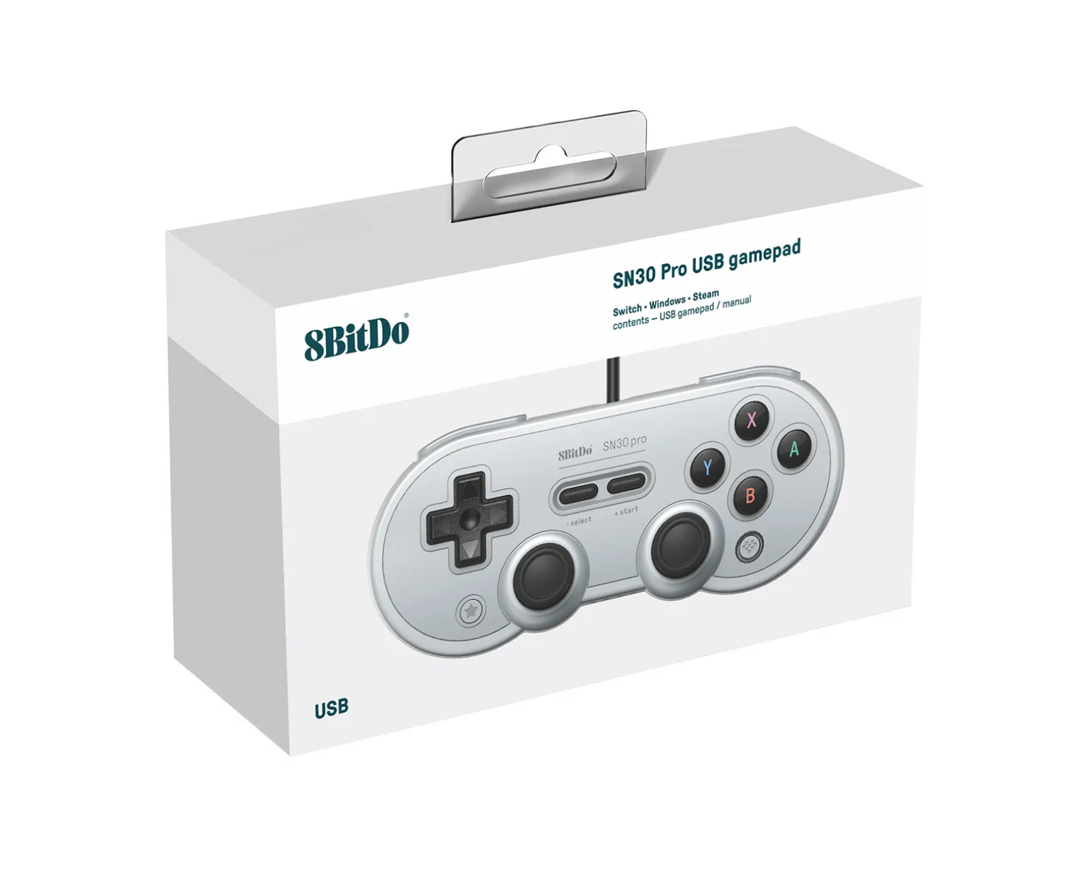 SN30 Pro USB Gamepad Grey Edition