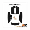 Soft Grips for Attack Shark X3 - Black