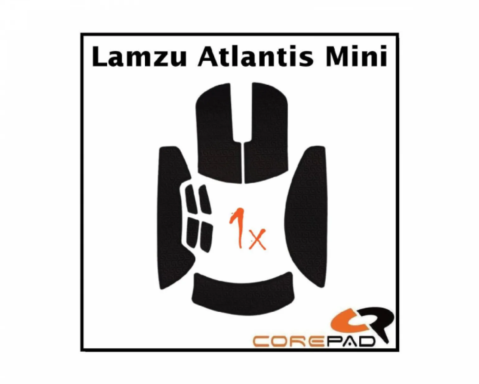Soft Grips for Lamzu Atlantis Mini - Orange