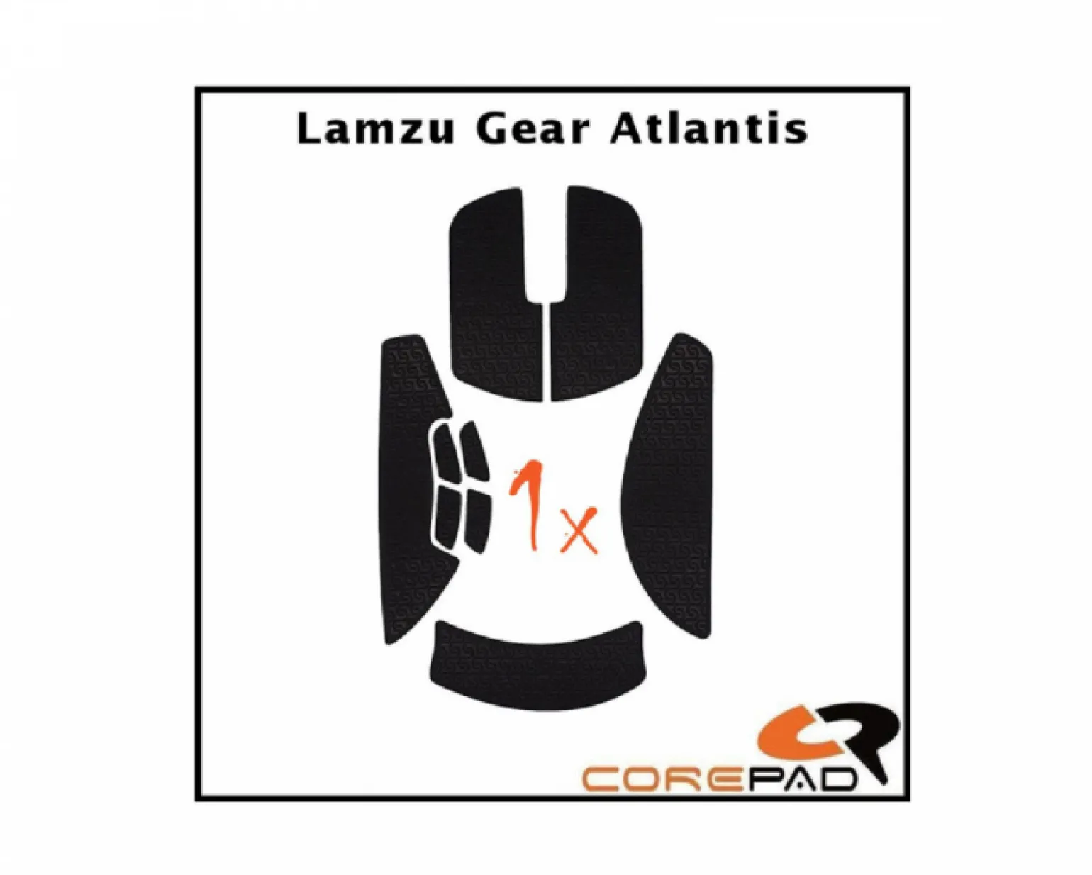 Soft Grips for Lamzu Atlantis - White